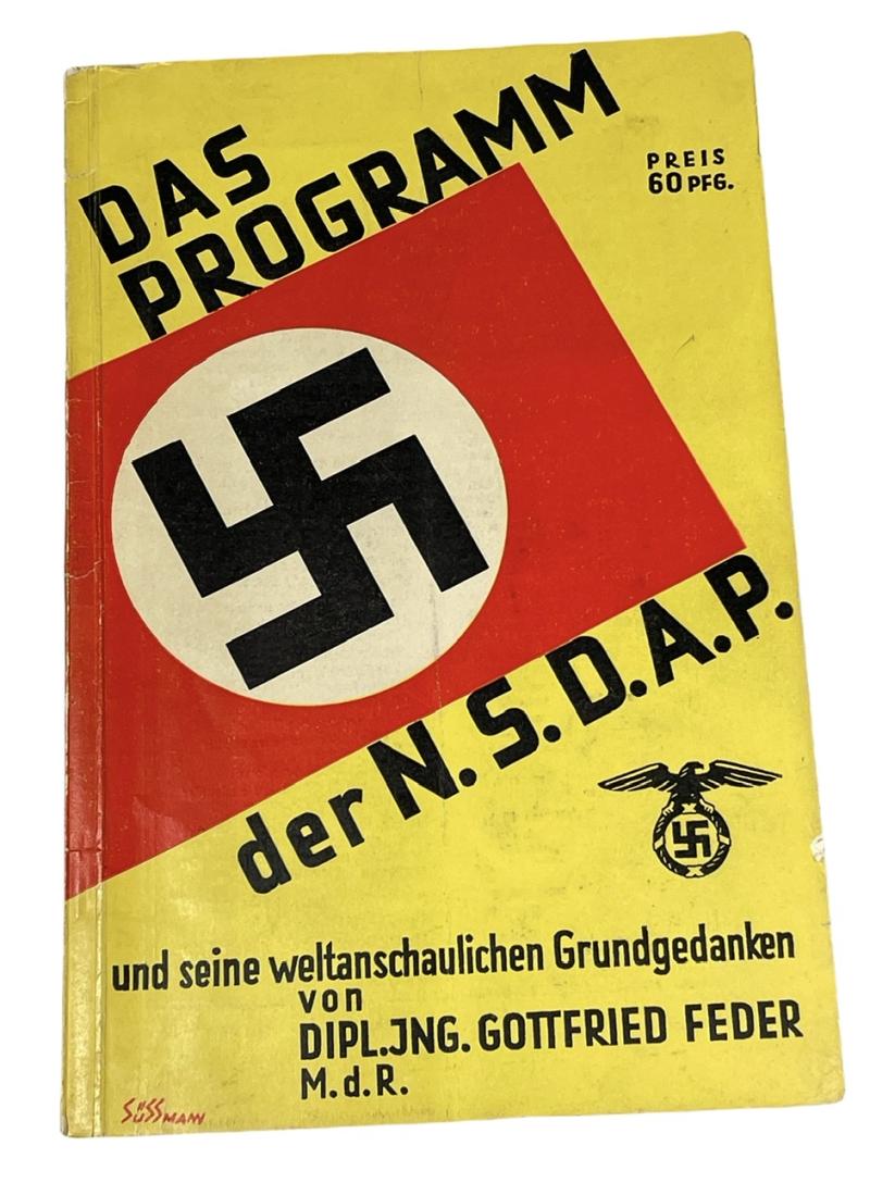 Third Reich Brochure NSDAP Party Program