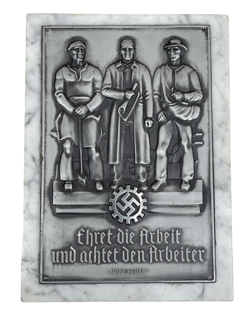 Deutsche Arbeidsfront Plaque