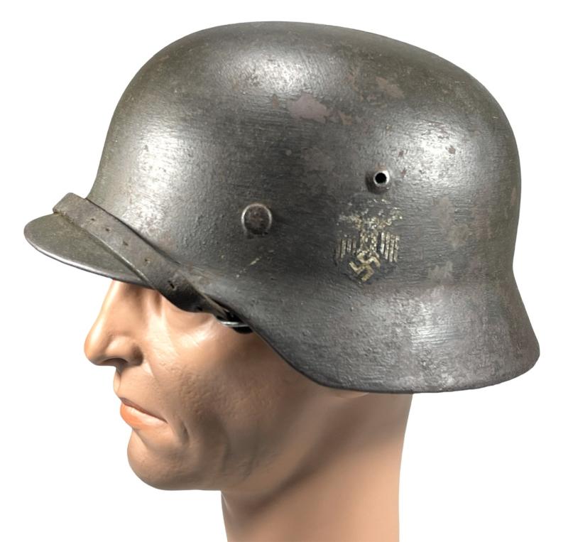 Wehrmacht M35 re-issue rough camo SD Helmet