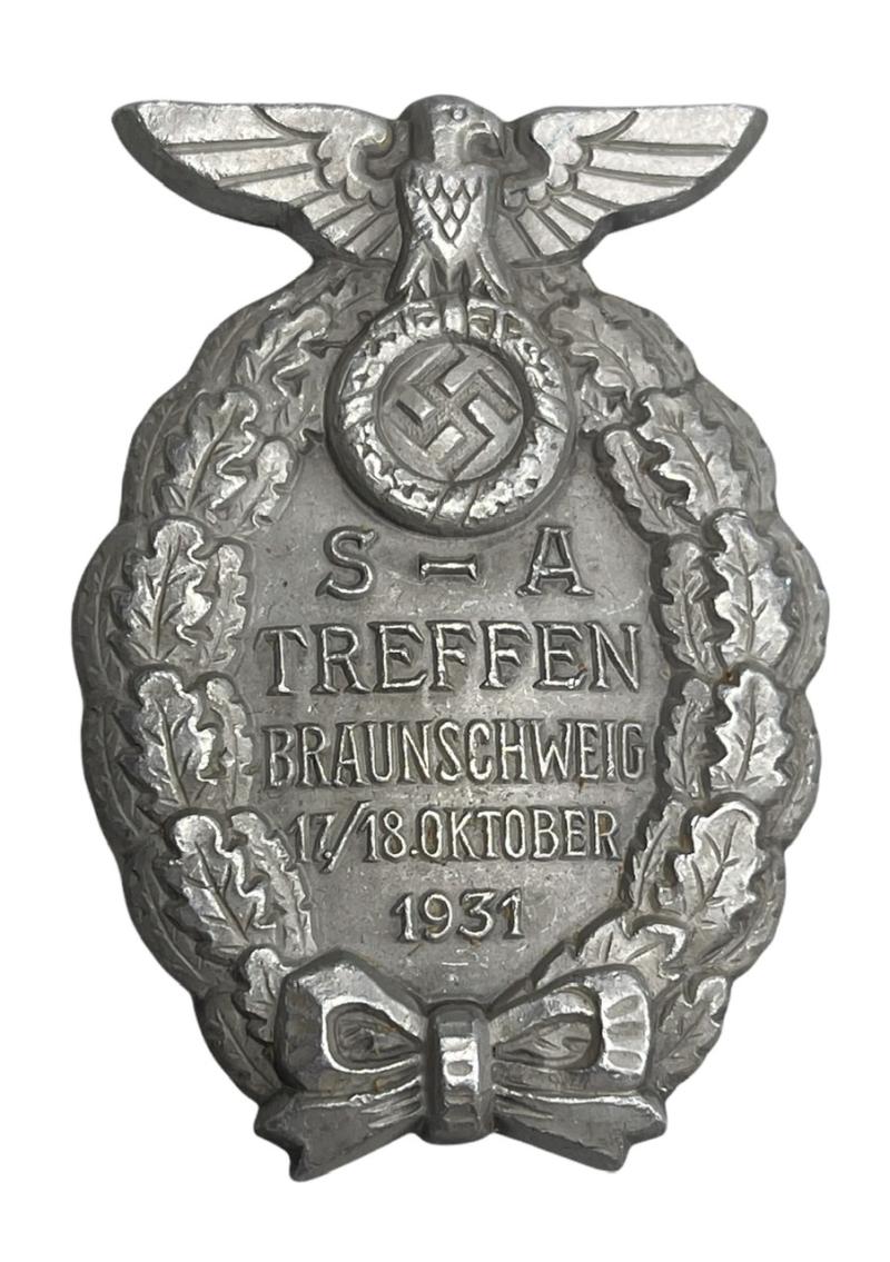 SA Braunschweig Rally Badge 1931