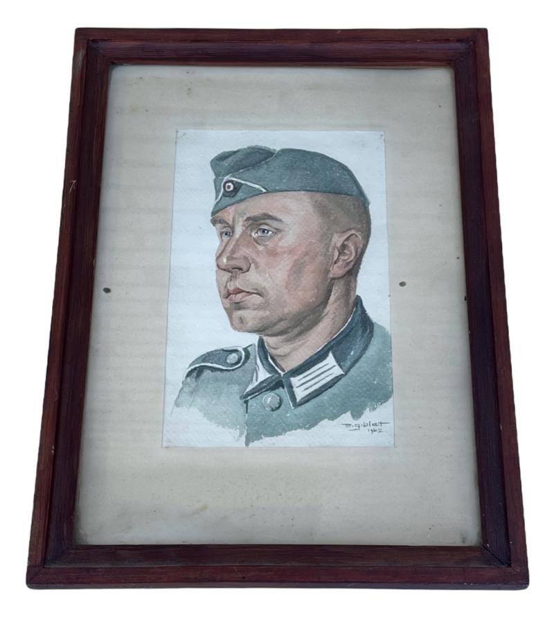 Wehrmacht Soldiers Framed Portrait