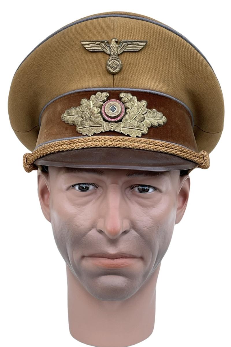 NSDAP Political Leader Visor Cap