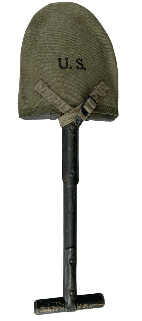 US WW2 T Shovel and Cover