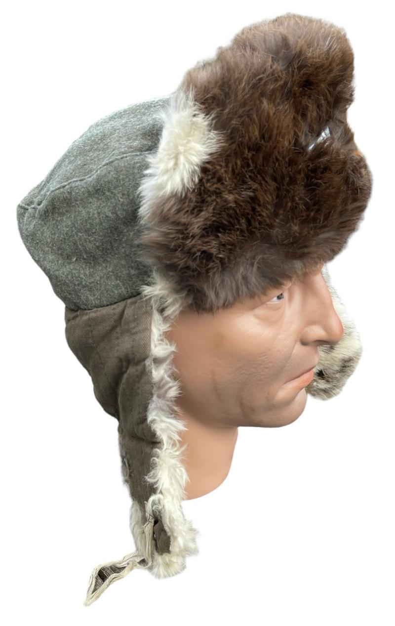 IMCS Militaria  Polizei Rabit Fur Winter Hat