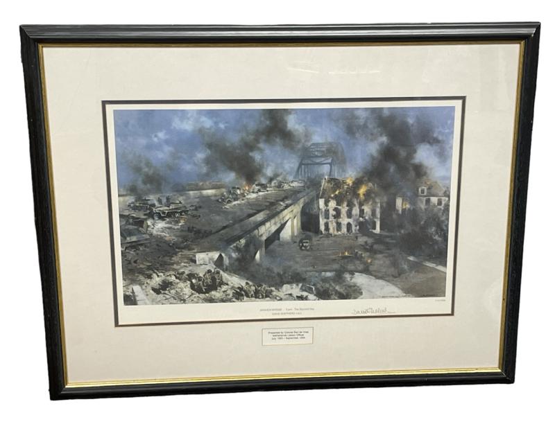 Battle of Arnhem framed limited and signed Print