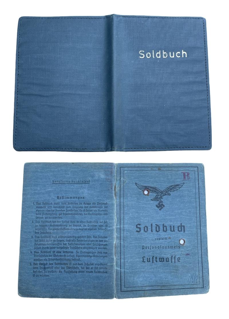 IMCS Militaria | Fallschirmjäger Soldbuch and Soldbuch Cover