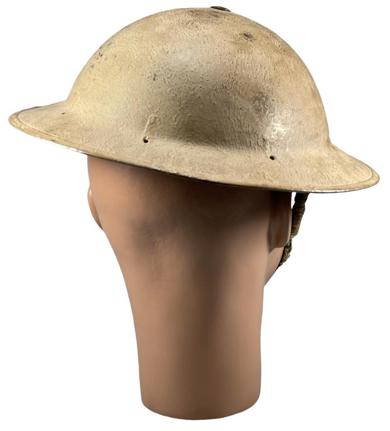 South African WW2 made Brodie Helmet in Dessert Camo
