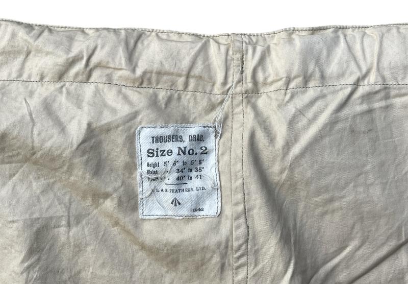 British WW2 Windproof (Drap) camo trousers