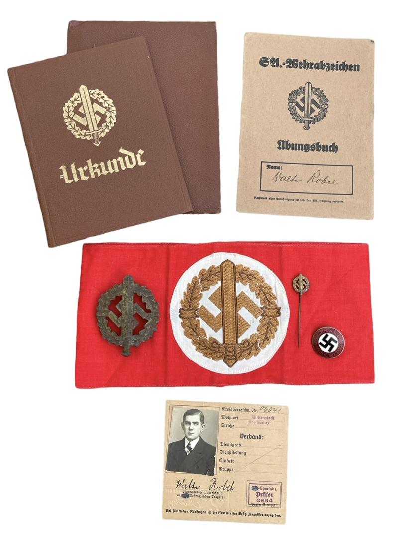 NSDAP/SA Sport Abzeichen Grouping