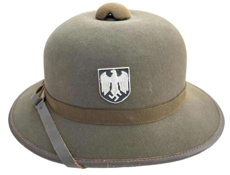 DAK Wehrmacht Tropical Pit Helmet