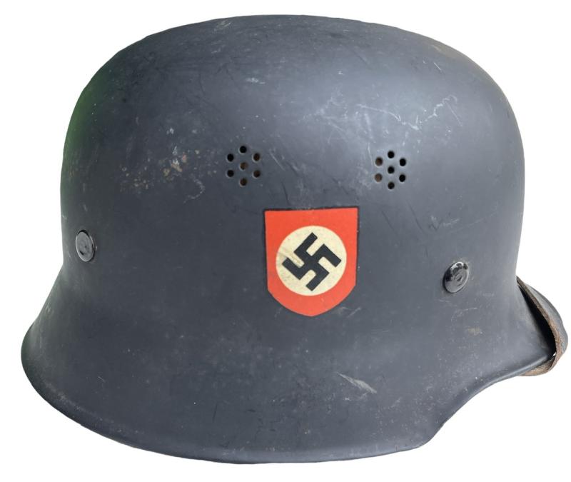 Third Reich M35 DD Civil Police Helmet