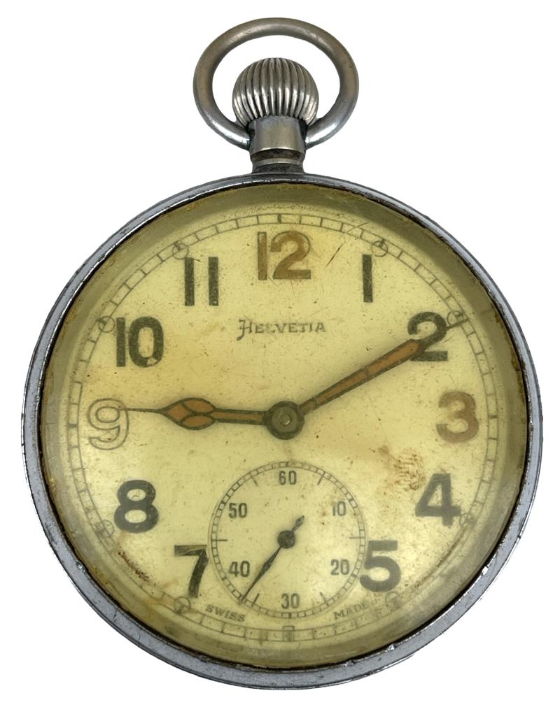 British WW2 Swiss Pocket Watch