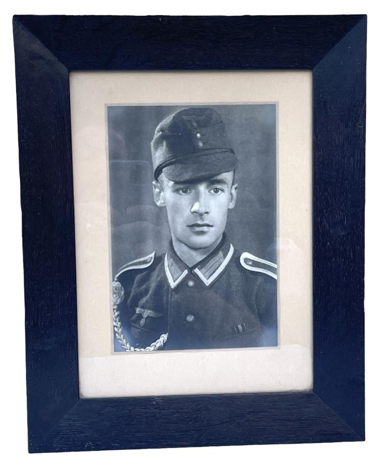 Framed Wehrmacht Portrait Photo