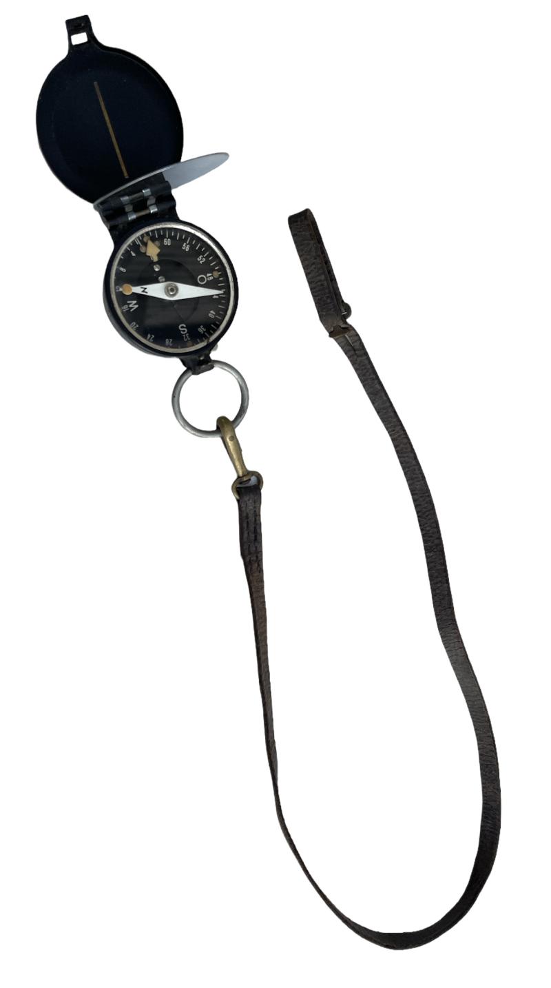 Wehrmacht Marching-Compass with its leather Strap