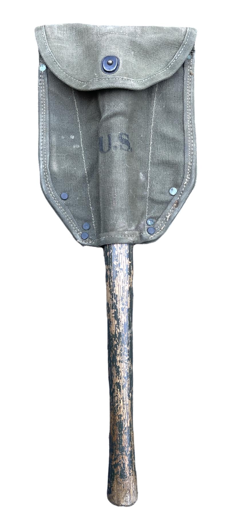 US WW2 Folding Shovel In early Cover