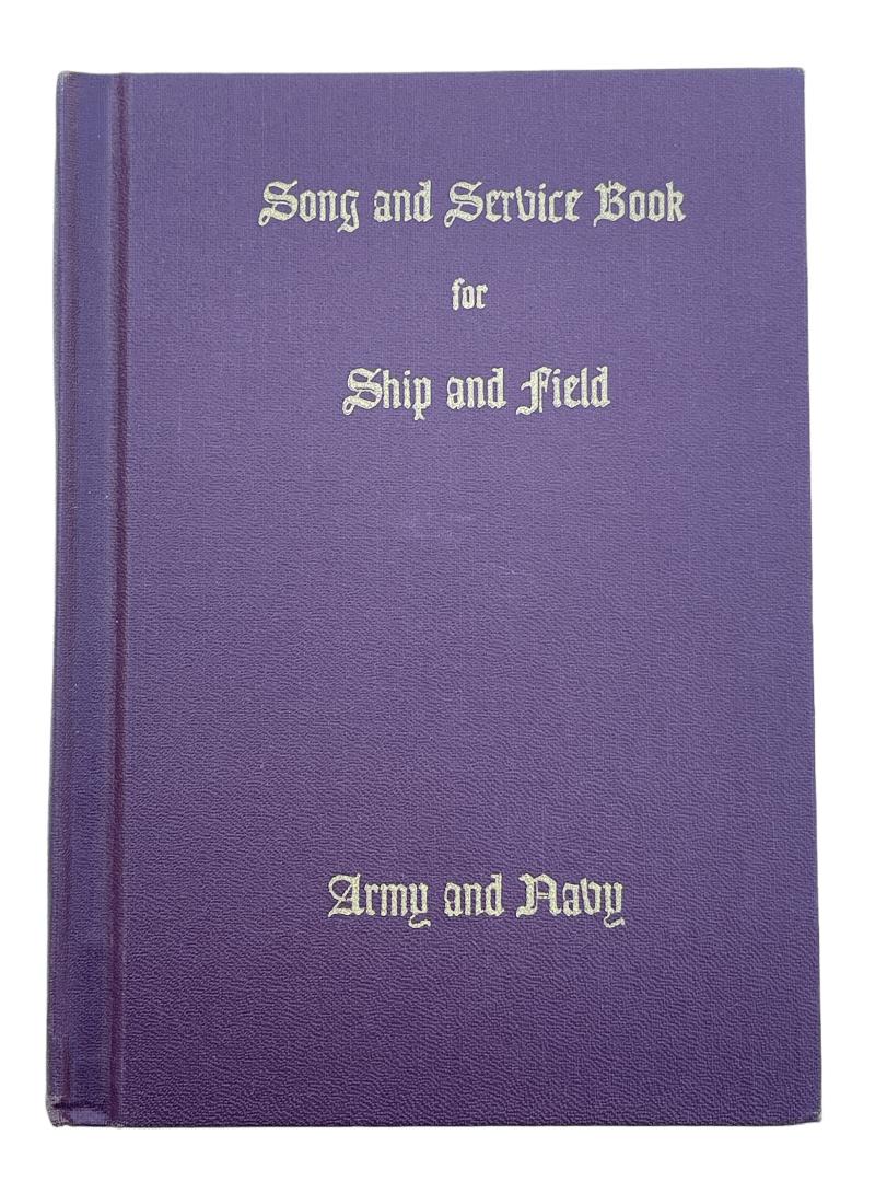 US WW2 Military Song & Servise Book