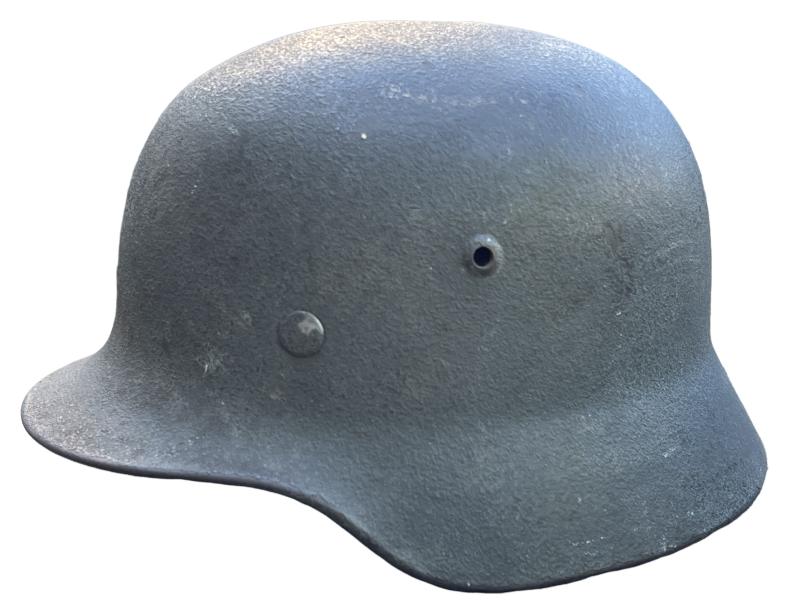 Wehrmacht M40 woodchip camo Helmet