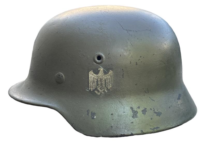 Wehrmacht M35 SD single tone camo Helmet