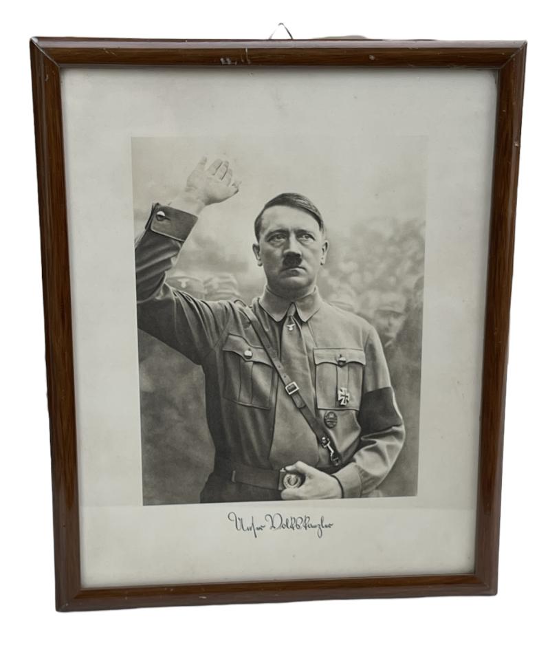 Adolf Hitler Framed Portrait