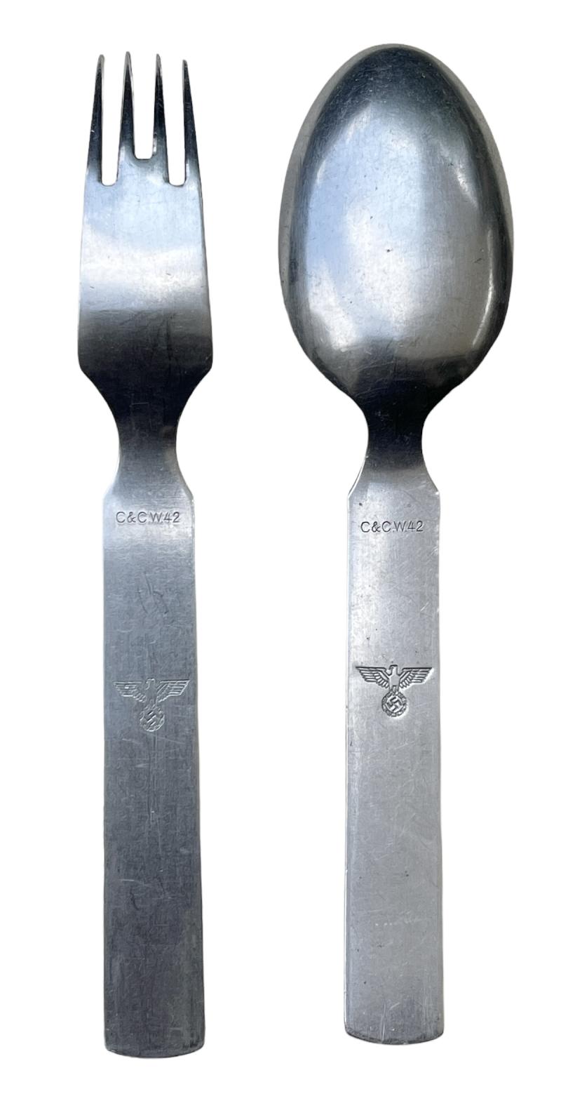 Wehrmacht Spoon and Fork