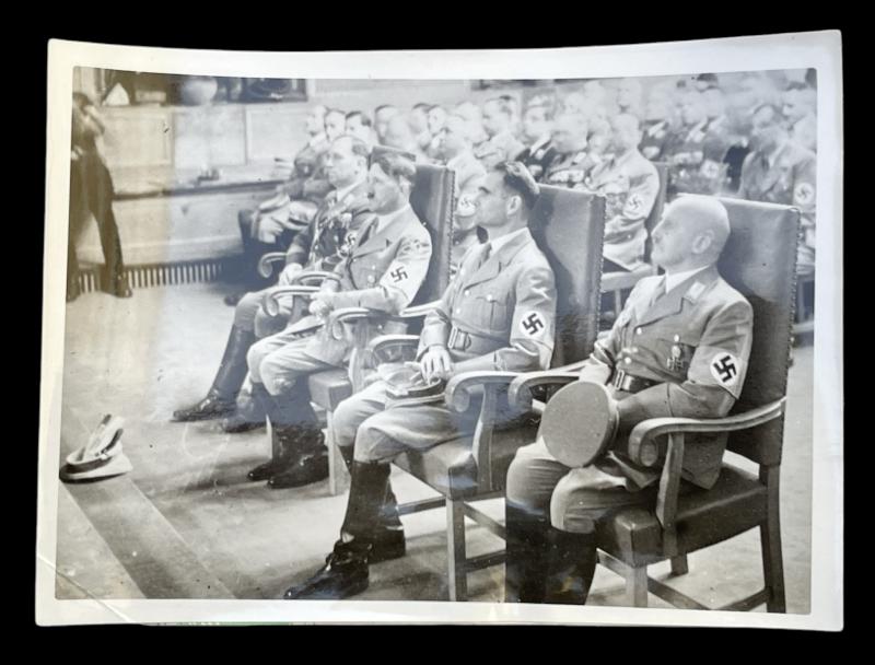 Hitler, Hess, Streicher Press Photo