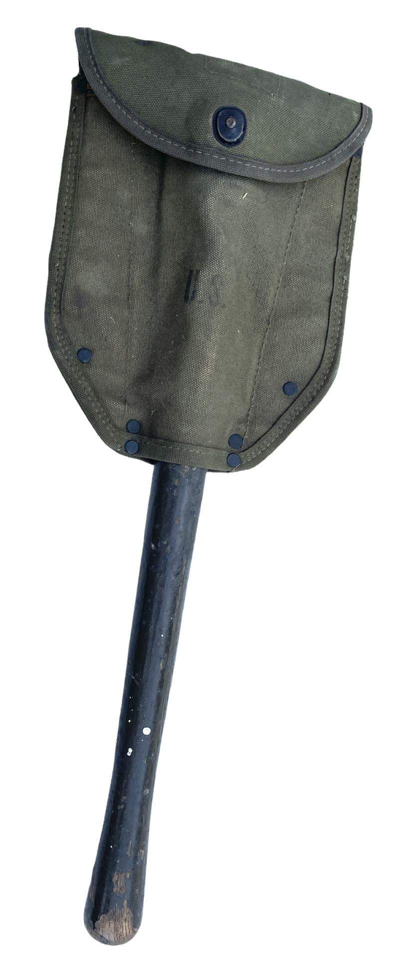 US WW2 Folding Shovel In early Cover