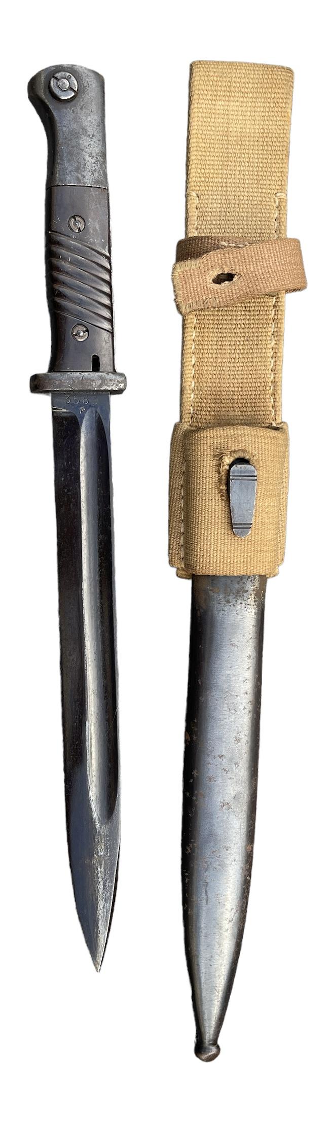 Wehrmacht K98 Bayonet with Tropical Frog