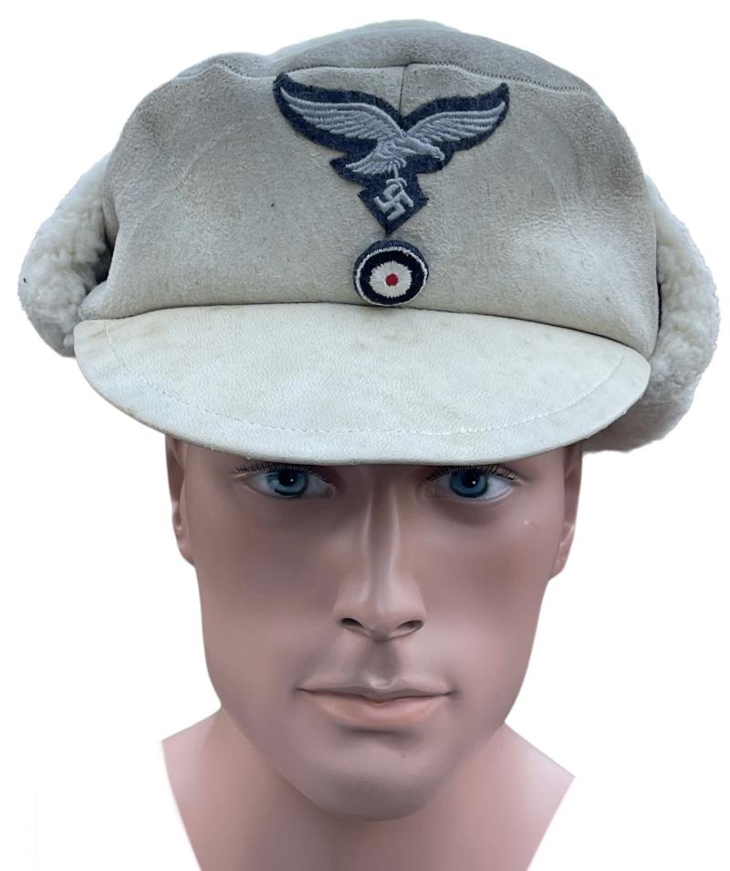 Luftwaffe Sheep Skin Winter Cap