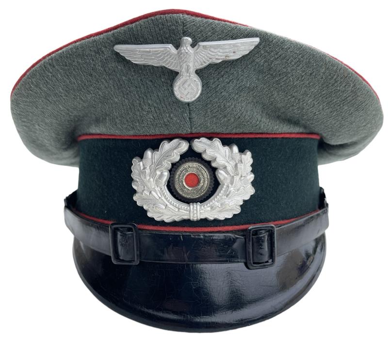 Wehrmacht Artillery Enlisted/NCO Visor Cap