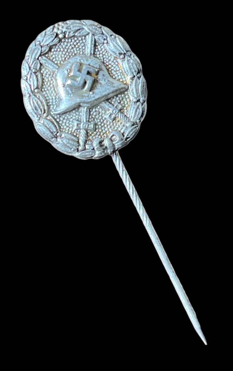 Wehrmacht Wound Badge Silver Stickpin