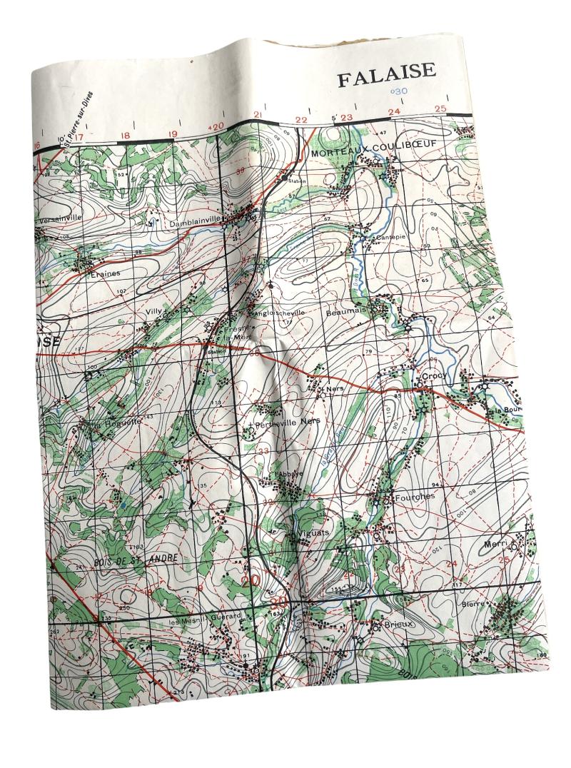 British WW2 Roadmap Falaise France