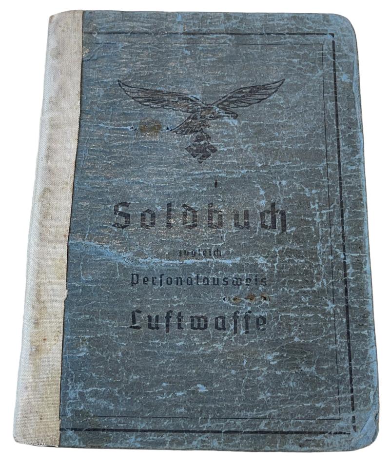 Luftwaffe Soldbuch (Pay Book)