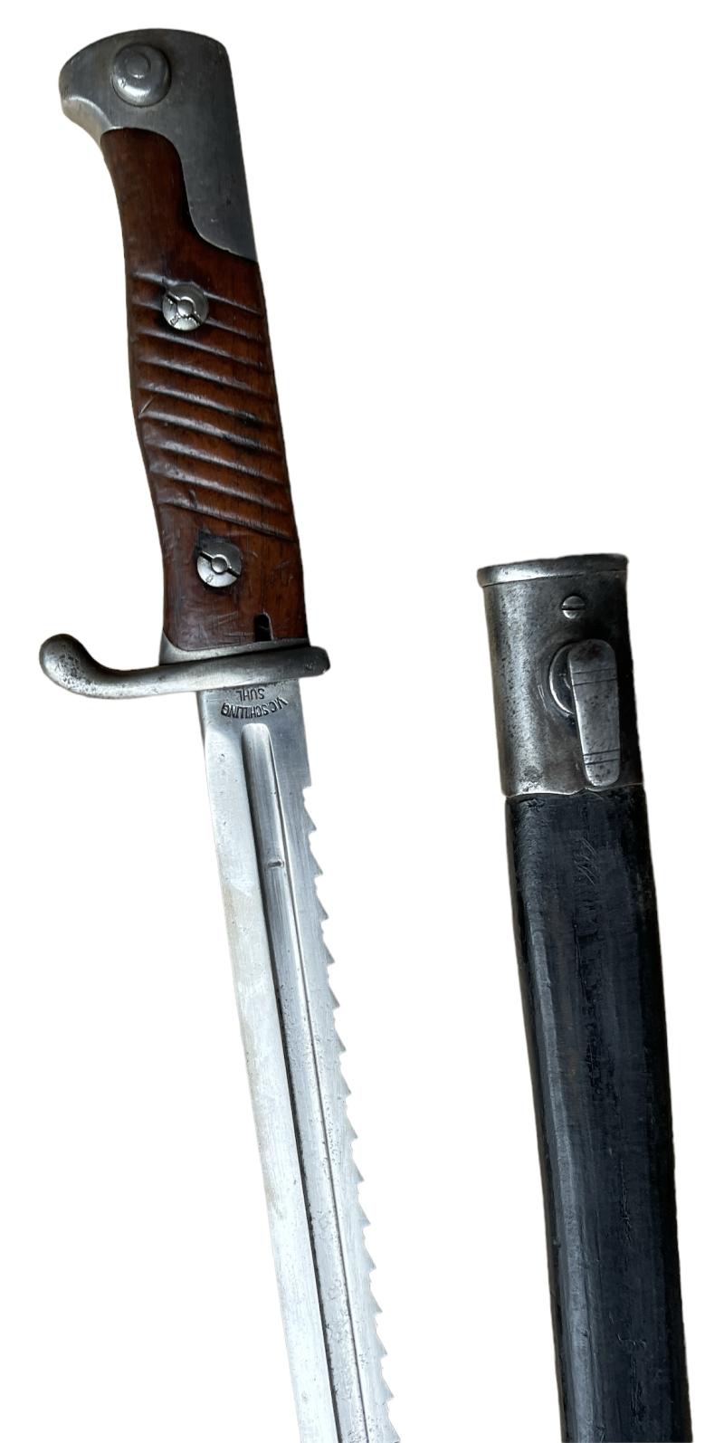 German model 1898 Sawback Bayonet