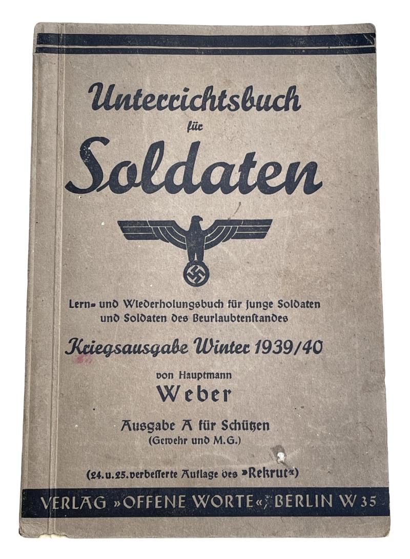 Wehrmacht Soldiers Training Book