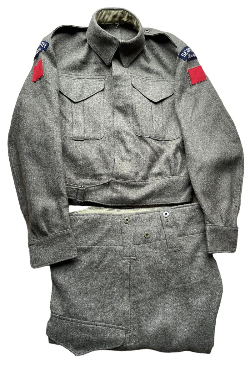 Canadian WW2 Seaforth Battle Dress & Trousers