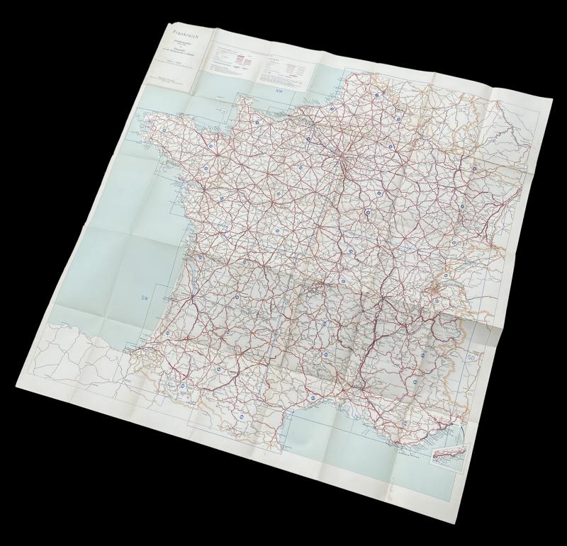 Wehrmacht Road Map France 1940