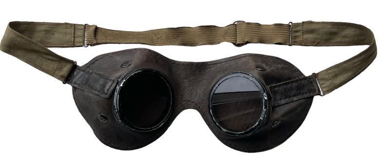 Wehrmacht leather Dust Goggles