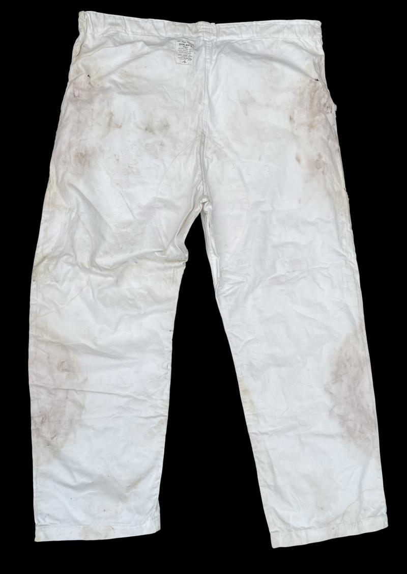 IMCS Militaria | British WW2 Windproof Trousers (Snow camo)