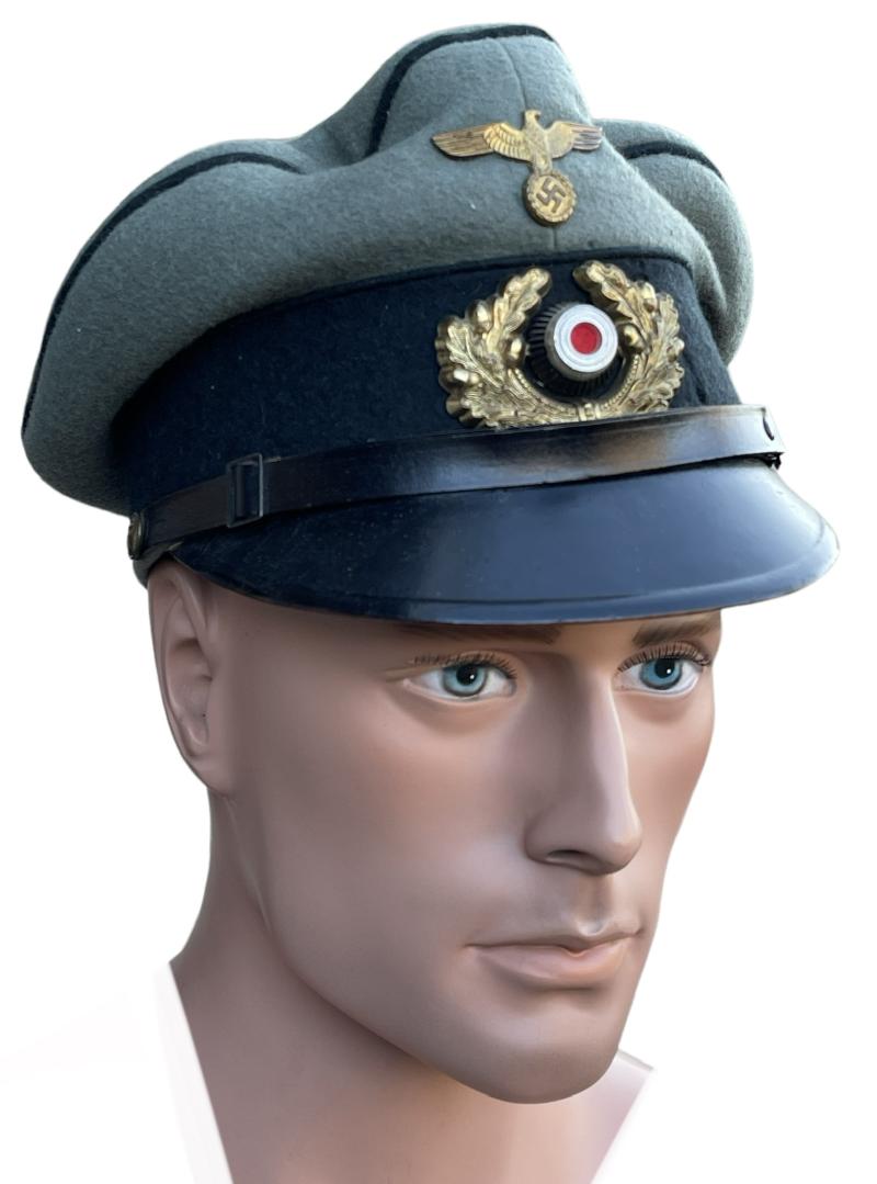 Kriegsmarine Enlisted/NCO Costal Artillery Visor Cap