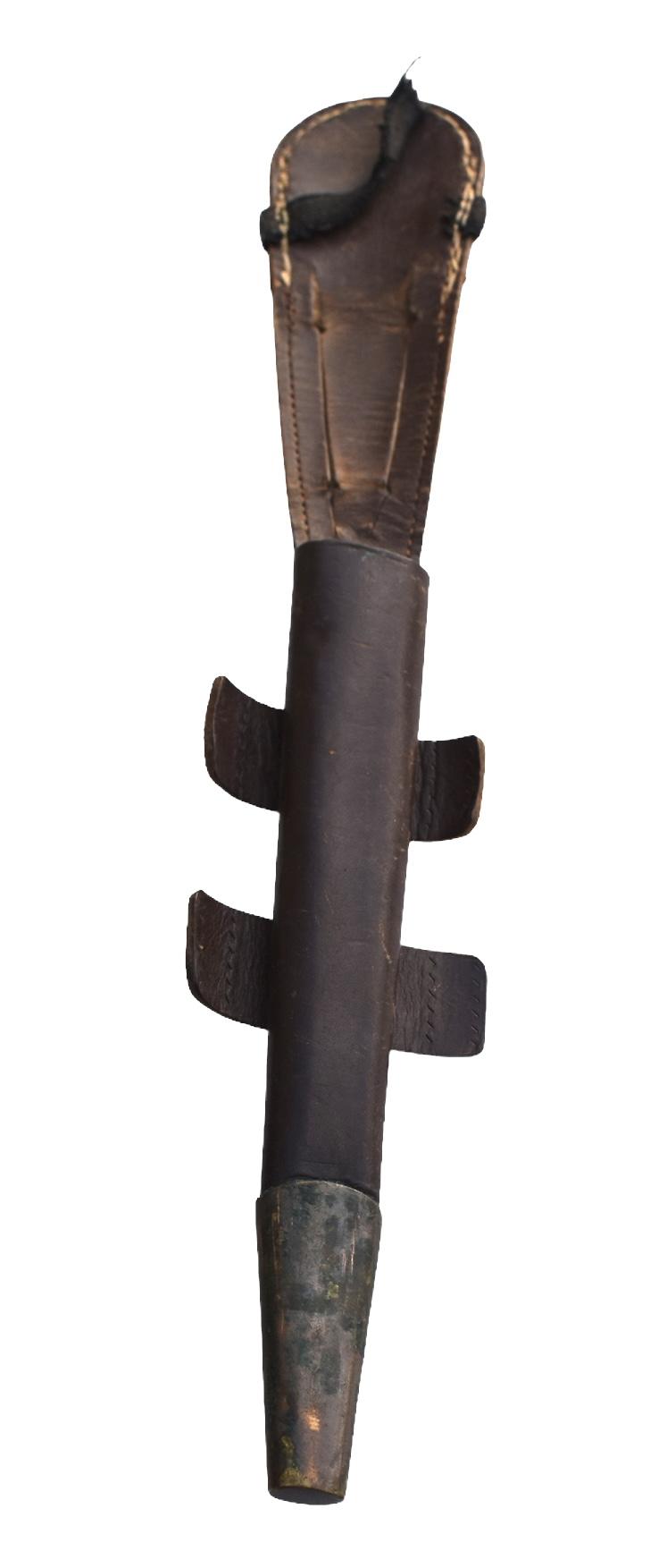 British WW2 leather Fairbairn Sikes Dagger Scabbard