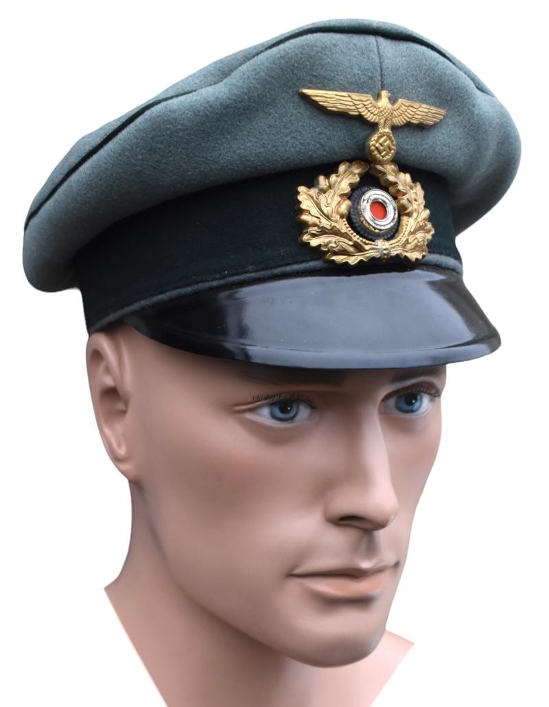 Kriegsmarine Coastal Artillery Admiral Visor Cap - EREL®