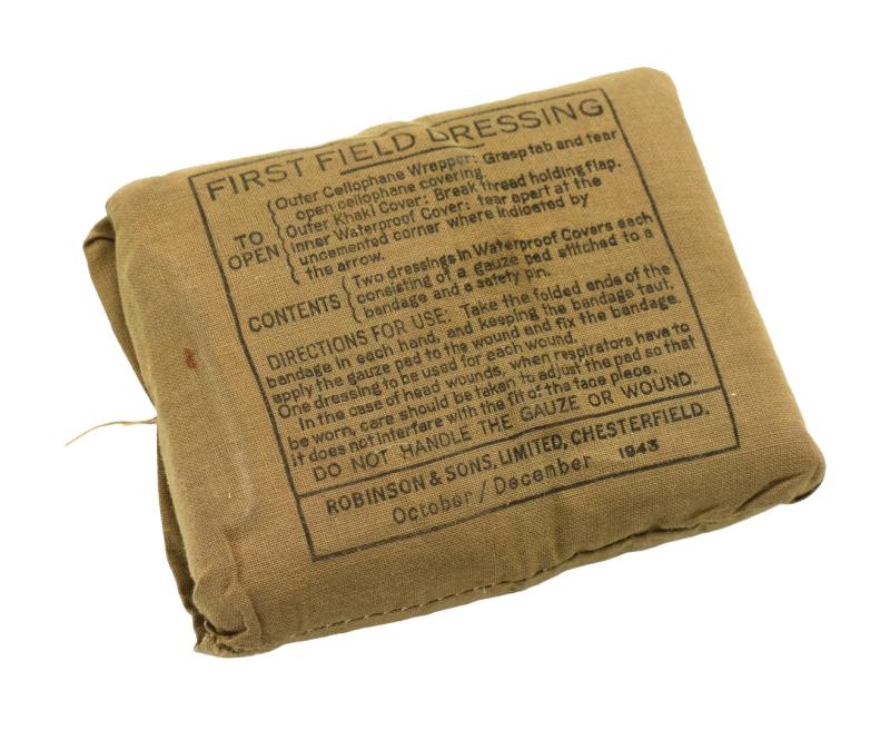 British WW2 First Aid wound Bandage