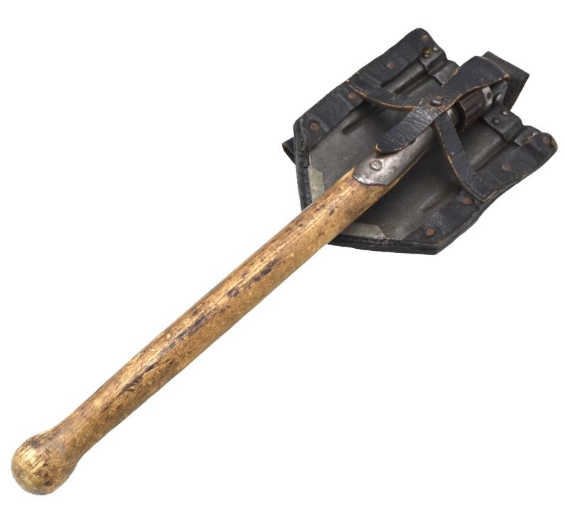 Wehrmacht second model Folding Shovel in Cover