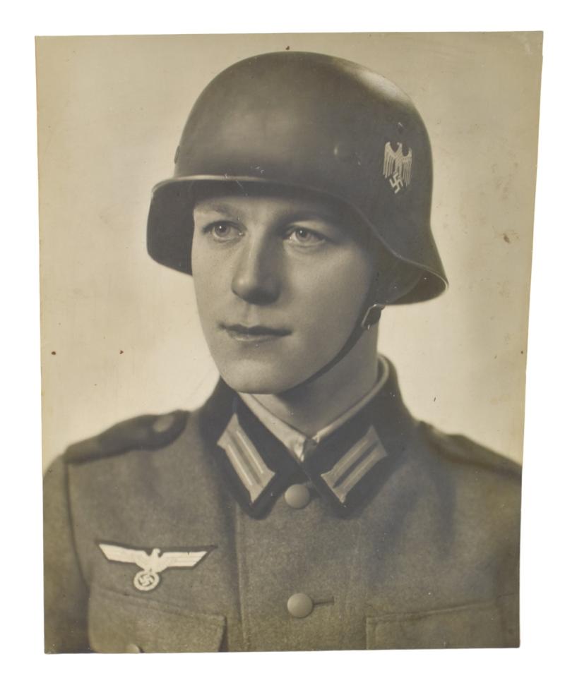 Portrait Photograph Wehrmacht Soldier