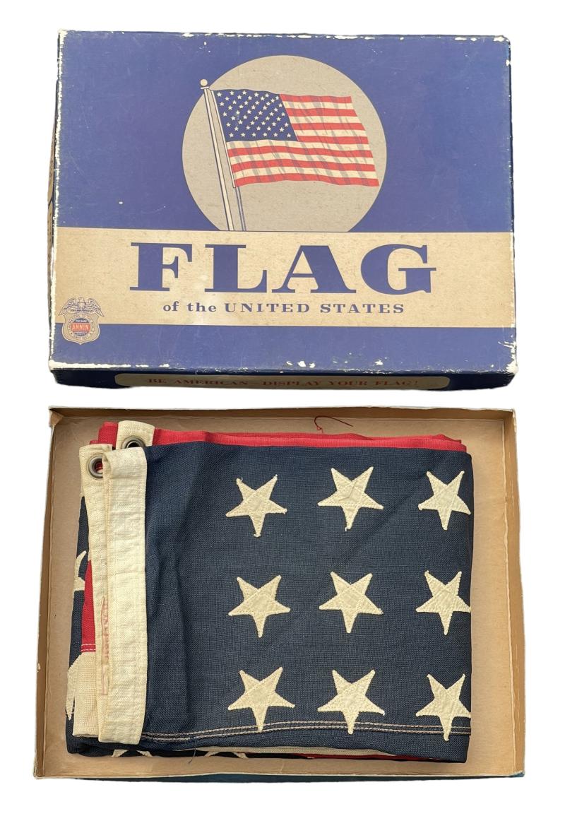 US WW2 48 Star Flag in its original Box