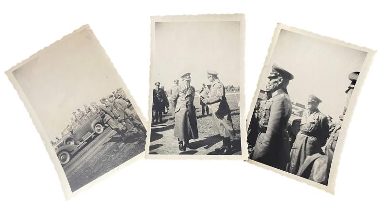 3 original privat Photographs of Adolf Hitler