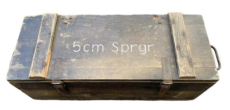 Wehrmacht 5cm wooden Spreng Granat chest