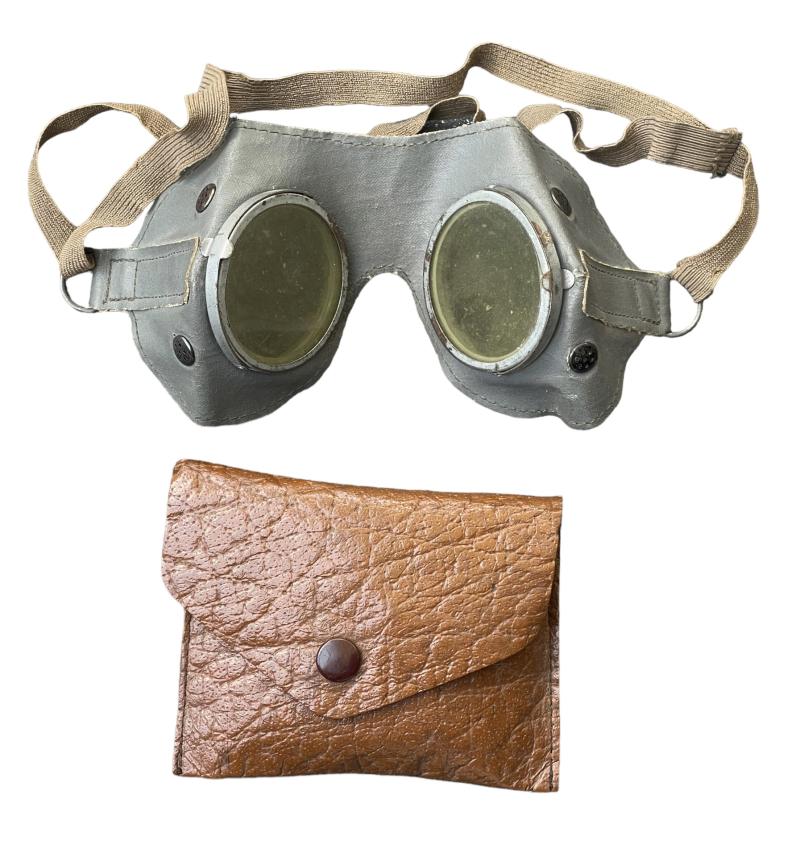 Wehrmacht leather Dust Goggles