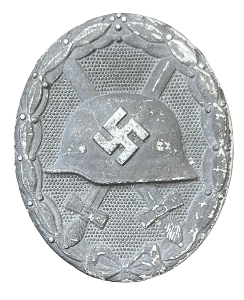 Wound Badge Black & Silver with Award Documents