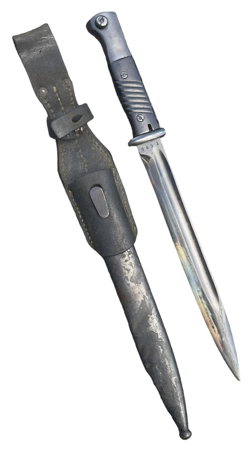 Wehrmacht K98 Bayonet with Frog